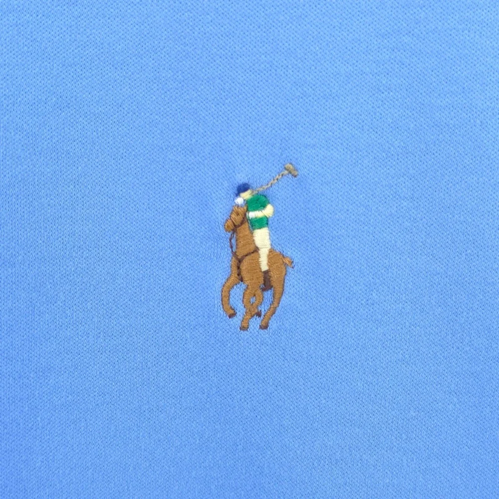 Polo Ralph Lauren Mens Polo Shirt Classic Fit Large Blue Embroidered Logo‎